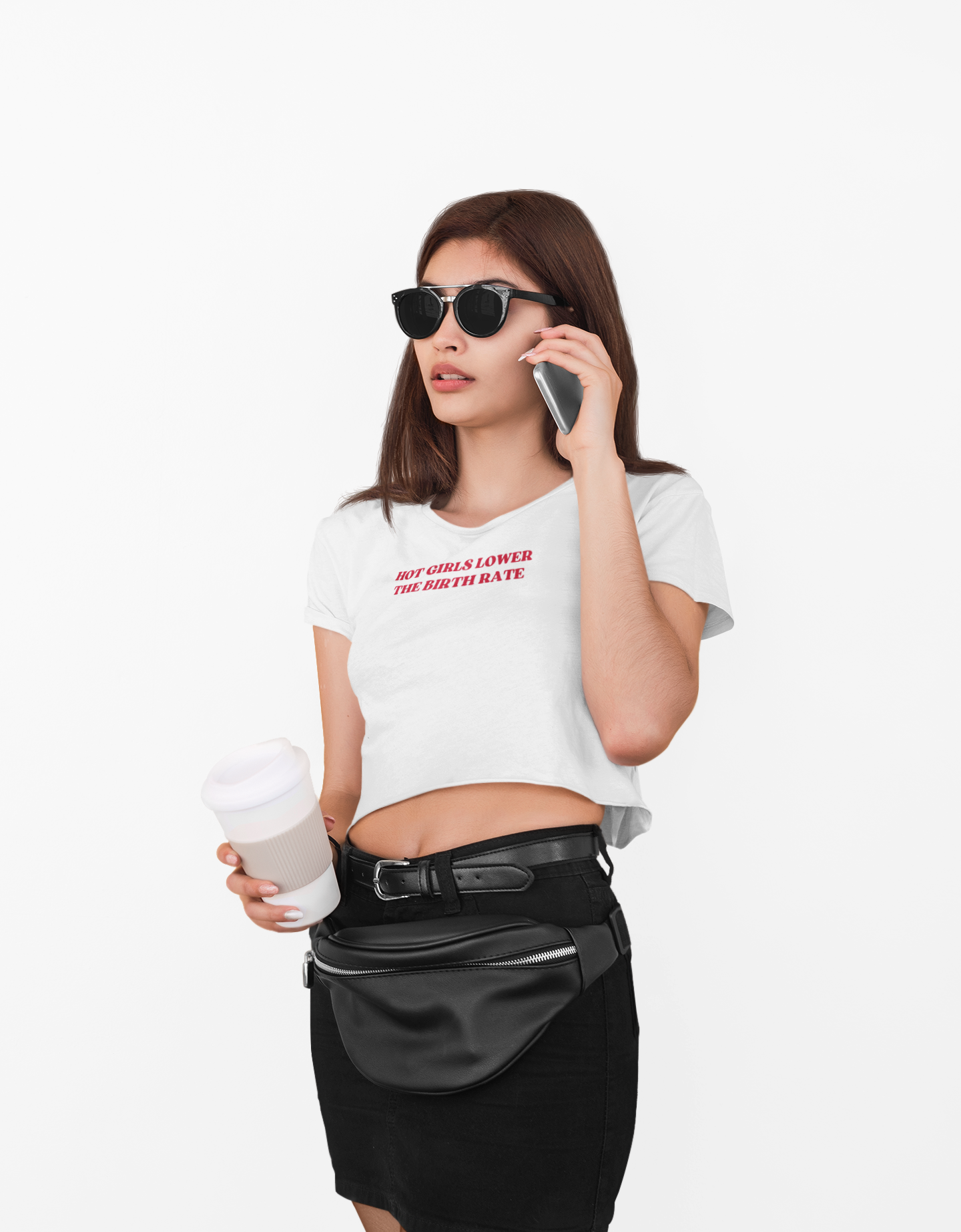 HOT GIRLS LOWER THE BIRTH RATE baby tee