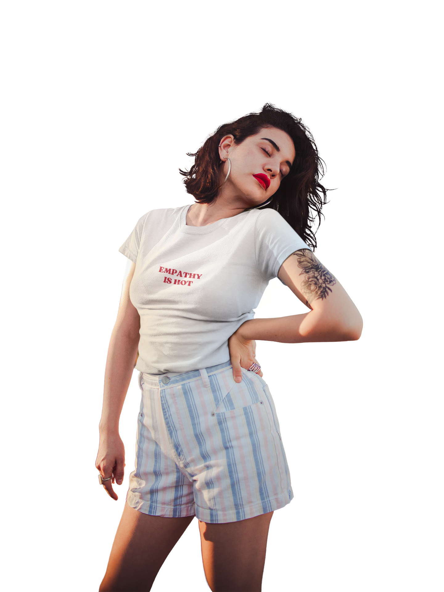 EMPATHY IS HOT baby tee